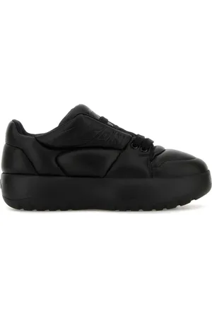 Dsquared2 Skor, Dam, 38 EU, Läder, Svarta Läder Puffer Sneakers