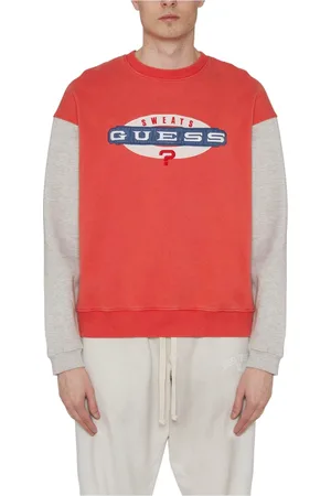 Guess Sweatshirts & Hoodies, Herr, L, Bomull, Vintage Logo Bomulls Sweatshirt