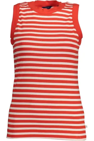 GANT Topp, Dam, L, Bomull, Tanktop med breda axlar
