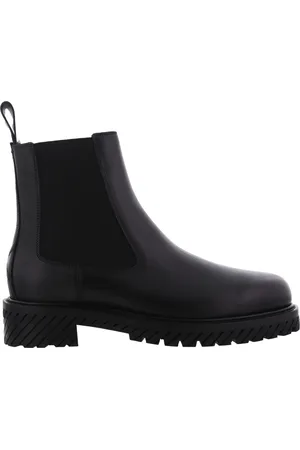 OFF-WHITE Skor, Herr, 41 EU, Läder, Combat Chelsea Boots