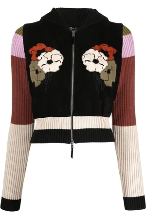 Etro Sweatshirts & Hoodies, Dam, S, Wool Zip-Up Cardigan