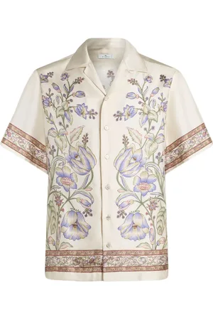 Etro Jacka, Herr, L, Blommig Sidenskjorta