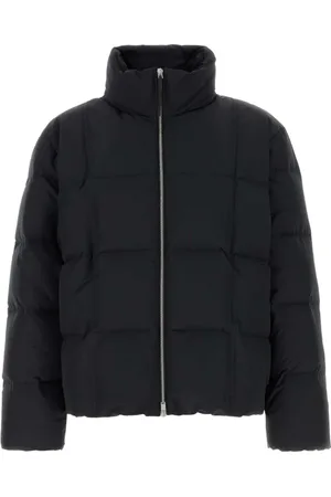 Jil Sander Jacka, Herr, L, Polyester, Svart dunjacka med kavajer och västar