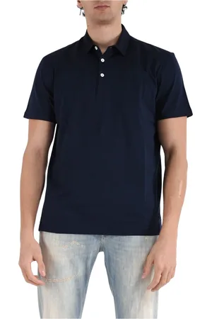 Dondup Topp, Herr, L, Bomull, Slim Fit Pikétröja med knappar