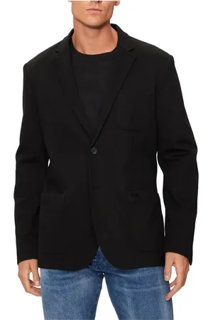 Guess Jacka, Herr, S, Klassisk Svart Zip Jacka