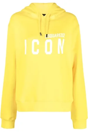 Dsquared2 Sweatshirts & Hoodies, Dam, L, Bomull, Hettegenser med snøring og logotrykk