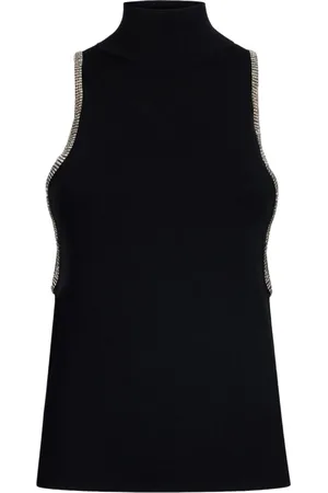 Liu Jo Topp, Dam, XS, Svart Sweater Kollektion