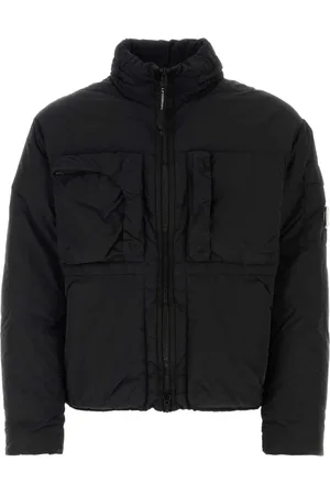 C.P. Company Jacka, Herr, L, Nylon, Svart Nylon Dunjacka