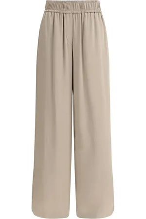 Brunello Cucinelli Byxor, Dam, M, Silk Palazzo Byxor