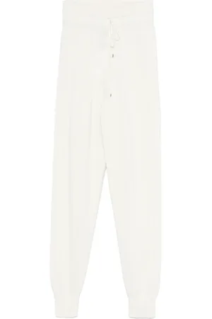 ERMANNO SCERVINO Byxor, Dam, L, Kashmir, Pointelle-stickade byxor med ränder