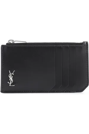 Saint Laurent Accessoarer, Herr, ONE Size, Läder, Svart Plånbok Herraccessoarer Ss25