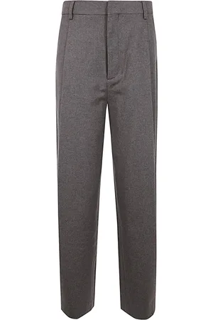 Filippa K Byxor, Dam, L, Polyester, Pleated Flannel Byxor