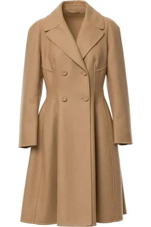 ERMANNO SCERVINO Kappa, Dam, M, Elegant Dubbelknäppt Kappa