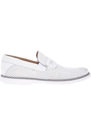 BALDININI Skor, Herr, 44 EU, perforated tumbled loafer