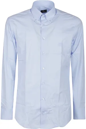 Etro Skjorta, Herr, L, Logo Button Down Skjorta Långärmad