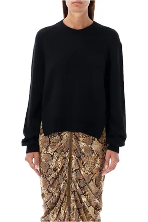 Isabel Marant Stickade tröjor & koftor, Dam, S, Svart Stickat Lylia Tröja Aw24