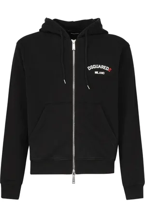 Dsquared2 Sweatshirts & Hoodies, Herr, XL, Bomull, Zip-through Sweat Jacket