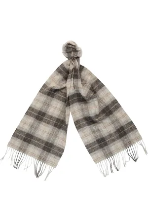 Barbour Accessoarer, Herr, ONE Size, Tartan Ullhalsduk Med Fransar Klassisk Stil