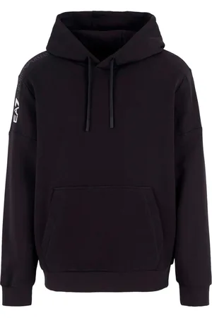 EA7 Sweatshirts & Hoodies, Herr, S, Bomull, Hooded Sweater