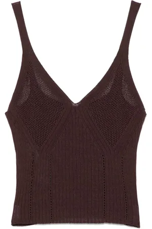 Twin-Set Topp, Dam, S, Brun Tröja Set