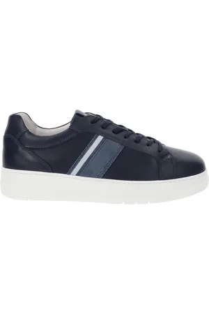 Nero Giardini Skor, Herr, 44 EU, Läder, Läder Sneakers Modern Aktiv Stil