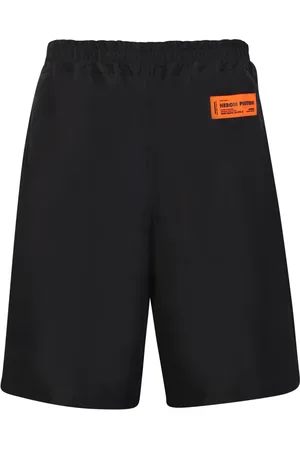 Heron Preston Shorts, Herr, S, Polyester, Svarta shorts med elastisk midja Ss23