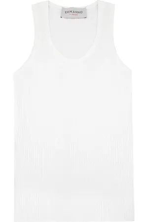 ERMANNO SCERVINO Topp, Dam, L, Ribbad Stretchtopp