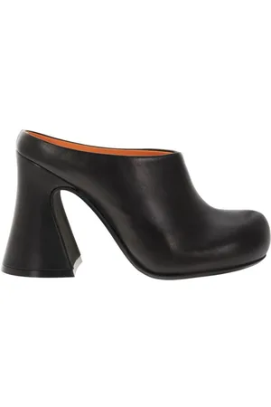 Marni Skor, Dam, 36 EU, Läder, Svarta Högklackade Sandaler