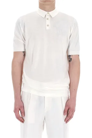 ELEVENTY Topp, Herr, M, Bomull, Vita T-shirts och Polos