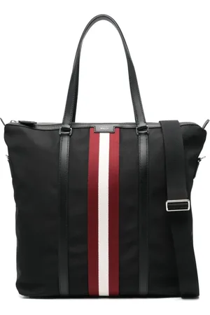 Bally Väska, Herr, ONE Size, Klassisk Svart Handväska med Justerbar Rem