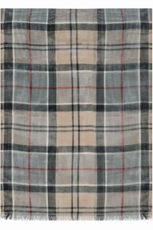 Barbour Accessoarer, Herr, ONE Size, Bomull, Tartan Grå Beige Halsduk