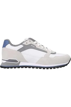 HUGO BOSS Skor, Herr, 40 EU, Mocka, Parkour Sneakers i tyg och mocka