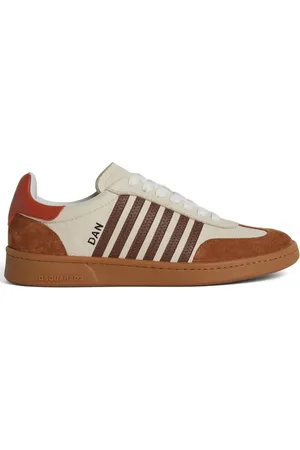 Dsquared2 Skor, Herr, 43 EU, Beige Brun Sneakers M2960