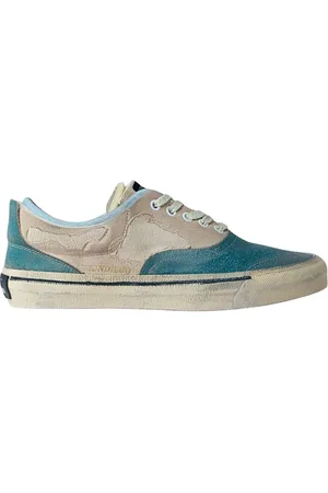Hidnander Skor, Dam, 36 EU, Bomull, Slitna Panel Sneakers