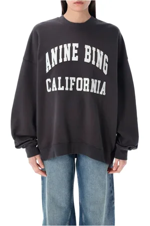 ANINE BING Sweatshirts & Hoodies, Dam, M, Bomull, California Crew Neck Sweater