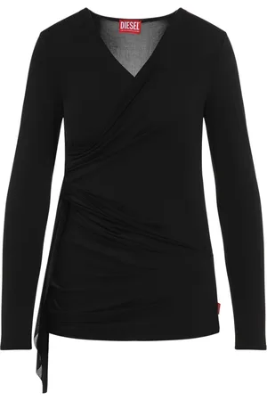 Diesel Topp, Dam, S, Bomull, Crisscross Enfärgad Topp