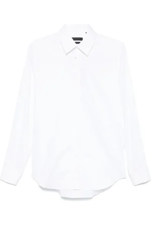 corneliani Skjorta, Herr, 4Xl, Bomull, Vit Bomull Fransk Manschett Skjorta