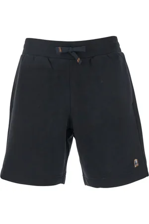 Parajumpers Shorts, Herr, S, Bomull, Svarta Bomullsblandning Elastiska Midjeshorts
