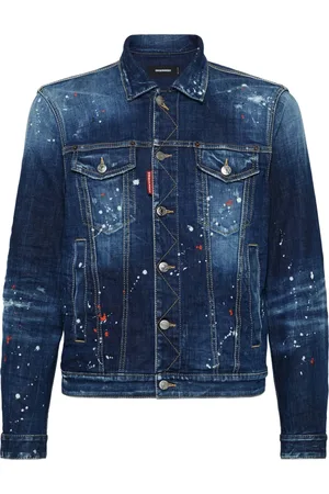 Dsquared2 Jacka, Herr, XS, Denim, 470 Navy Giacca Denimjacka