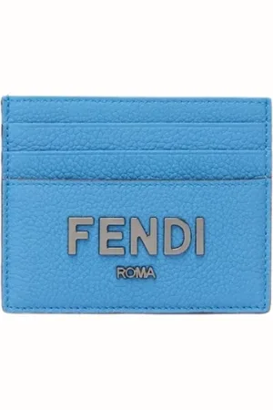 Fendi Accessoarer, Herr, ONE Size, Fiordaliso Kortfodral
