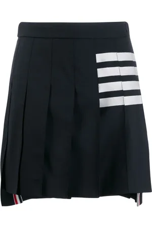 Thom Browne Kjol, Dam, S, Blå Logotyp Ullkjol