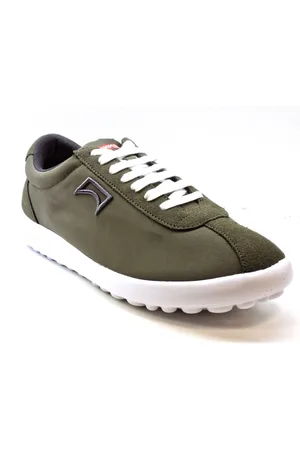 Camper Skor, Herr, 44 EU, Stilig Slip-On Sko i Khaki