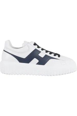 Hogan Skor, Herr, 44 EU, Läder, Randiga Sneakers med Snörning