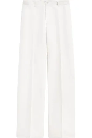 Filippa K Byxor, Dam, XL, Bomull, Bomull Linne Straight Fit Byxor