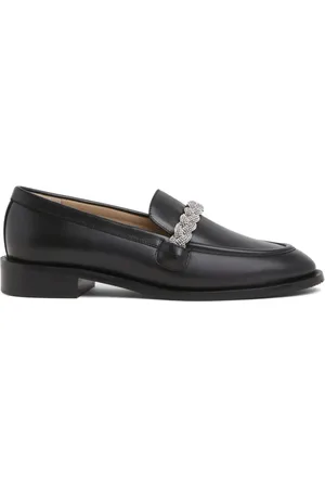 Stuart Weitzman Skor, Dam, 38 EU, Chic Embellished Loafer