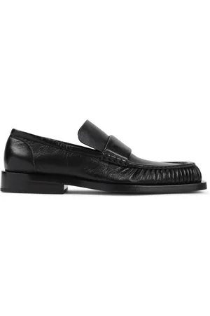Jil Sander Skor, Herr, 45 EU, Läder, Svart Loafer Skor Lyx Läder