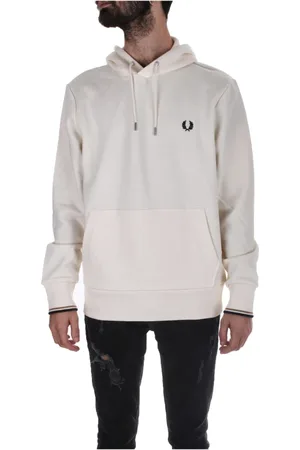 Fred Perry Sweatshirts & Hoodies, Herr, S, Bomull, Hoodie med framficka
