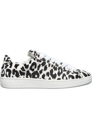 Lanvin Skor, Herr, 42 EU, Läder, Sneakers med komönster