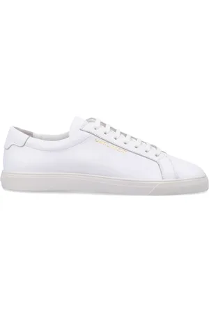 Saint Laurent Skor, Herr, 42 EU, Vita Sneakers Andy Low Top Stil