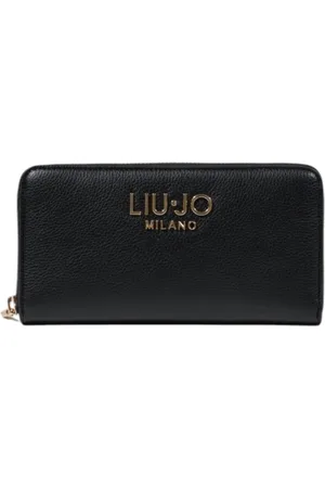 Liu Jo Accessoarer, Dam, ONE Size, Svart ZipAround Plånbok